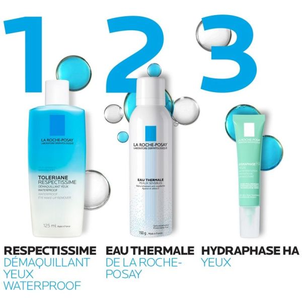 Respectissime Démaquillant Yeux Waterproof Toleriane - 2 x 125 ml