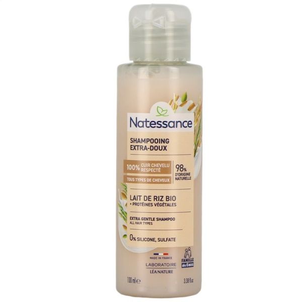 Shampooing Extra-Doux - Lait de Riz Bio - 500 ml