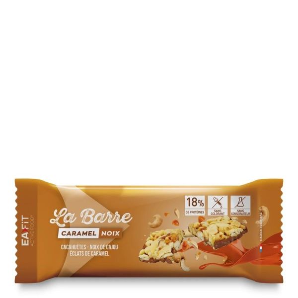 LA BARRE PROTEINEE - Barre caramel noix - 40 g