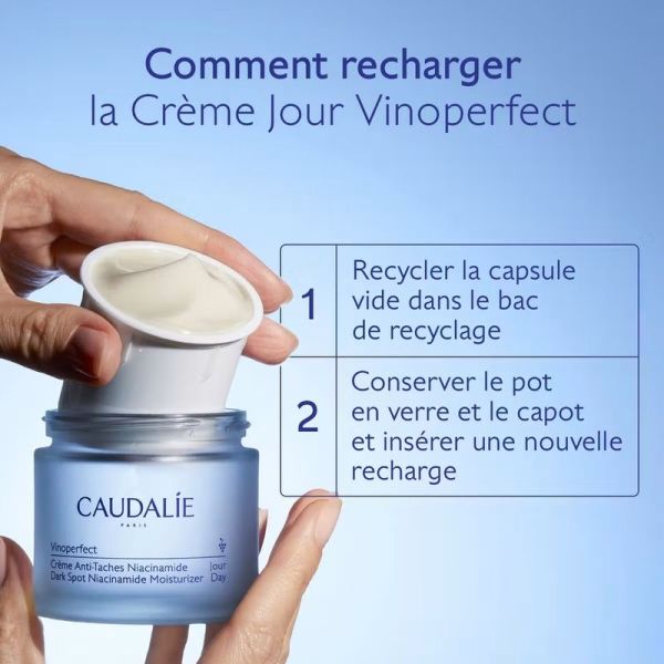 Vinoperfect Crème Anti-Taches à la Viniférine & Niacinamide - Recharge - 50 ml