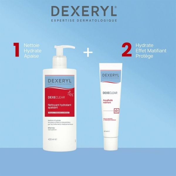 DEXECLEAR Nettoyant hydratant apaisant - 400 ml