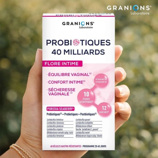 Probiotiques Flore Intime - 40 gélules