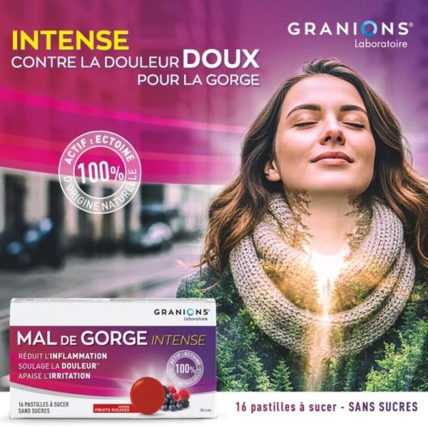 Mal de Gorge Intense - Pastilles à l'Ectoïne