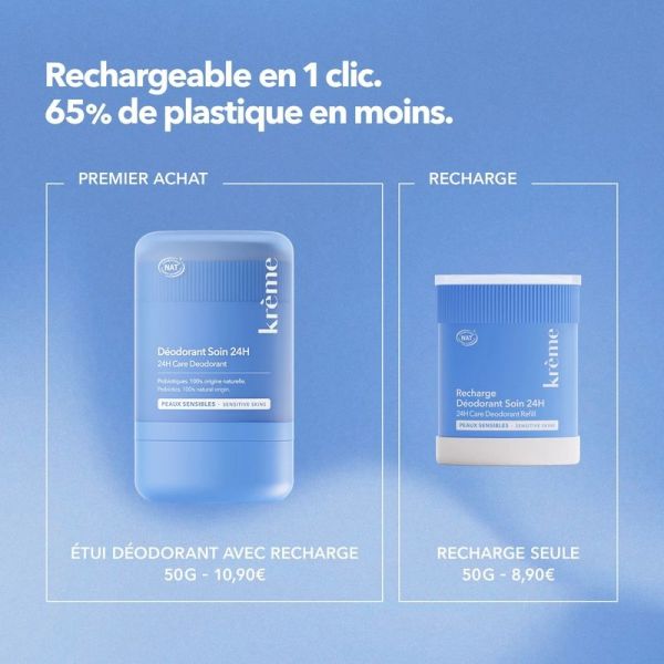 Déodorant Soin 24h - 50 g