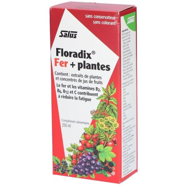 Floradix fer + plantes - 250 ml