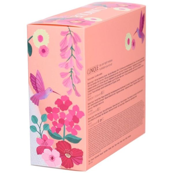 Moisture Surge Routine Hydratation Jour et Nuit - Soin Auto-Rehydratant 100H 50 ml, Masque Hydratant Nuit 30 ml, Serum Actif Illuminateur 5 ml