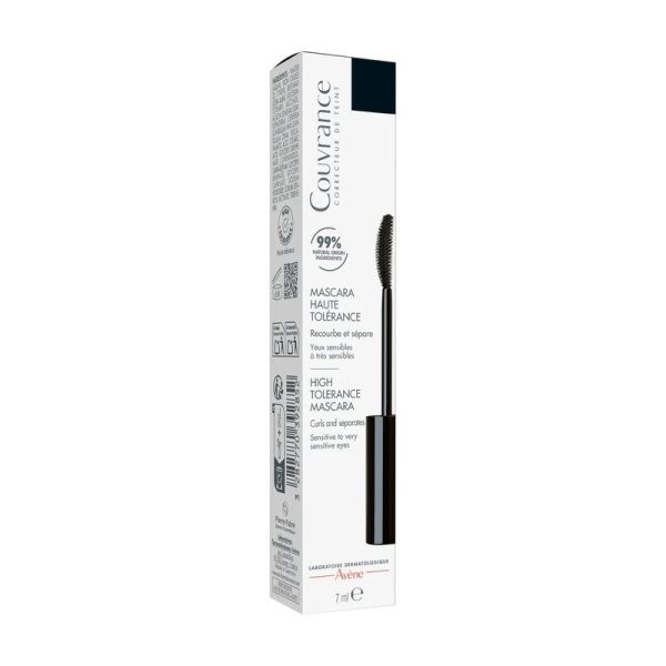 Mascara Haute Tolerance Noir Couvrance - 7 ml