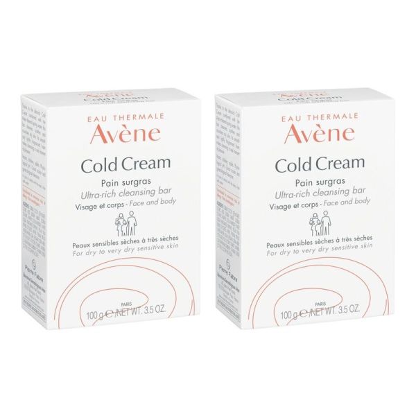 Pain Surgras Nettoyant Nourrissant COLD CREAM - 2 x 100 g