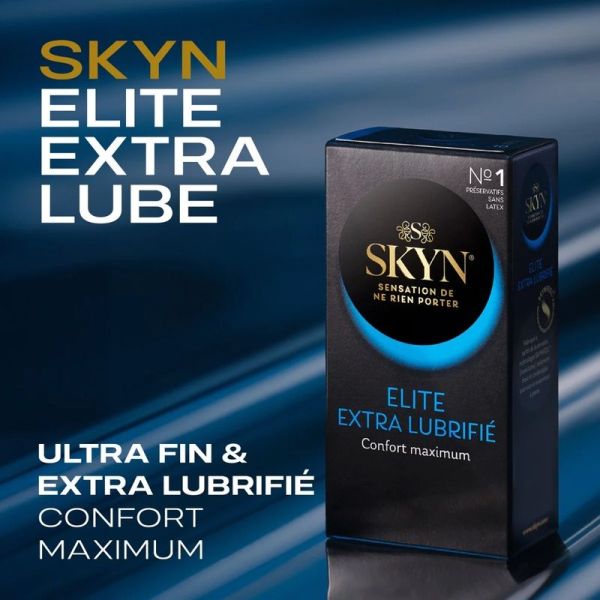 Skyn Extra Lubrifié Préservatifs sans latex - 10 préservatifs