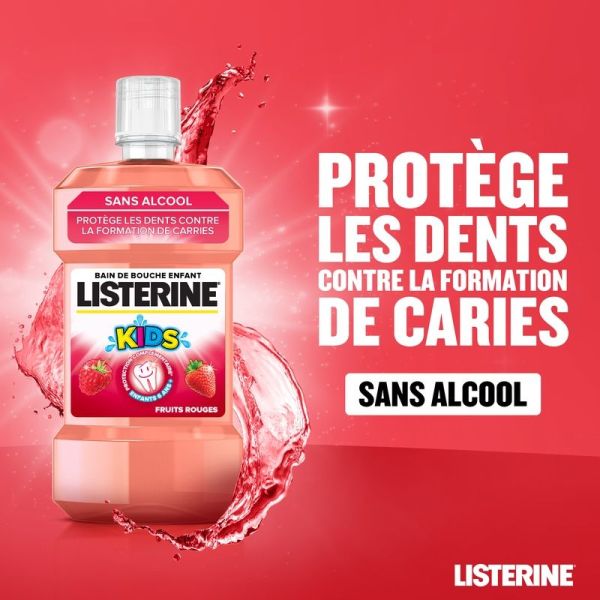 Bain de Bouche Kids goût fruits rouges - 500 ml