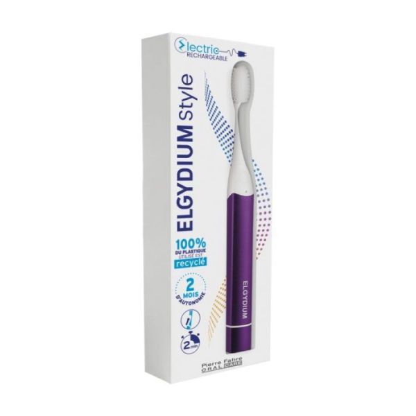 Elgydium Style Electric - Brosse à dents électrique rechargeable