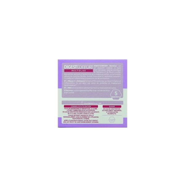DigestConfort Rectolax Enfant - 6 canules de microlavement