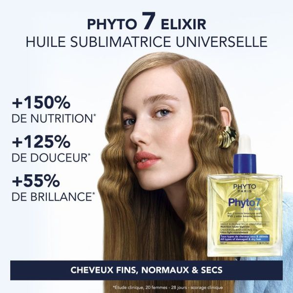 7 Elixir Coffret Elixir Huile Universelle - 100 ml et 50 ml