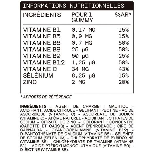 Gummies Multivitamines Enfants - Sans sucres - 30 gummies