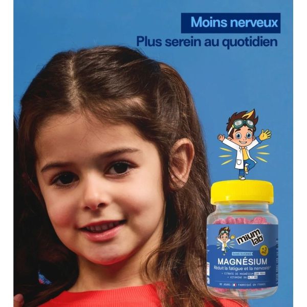 Gummies Magnésium Enfants Sans Sucres - 30 gummies