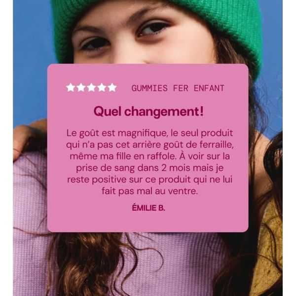 Fer enfants sans sucres - 30 gummies