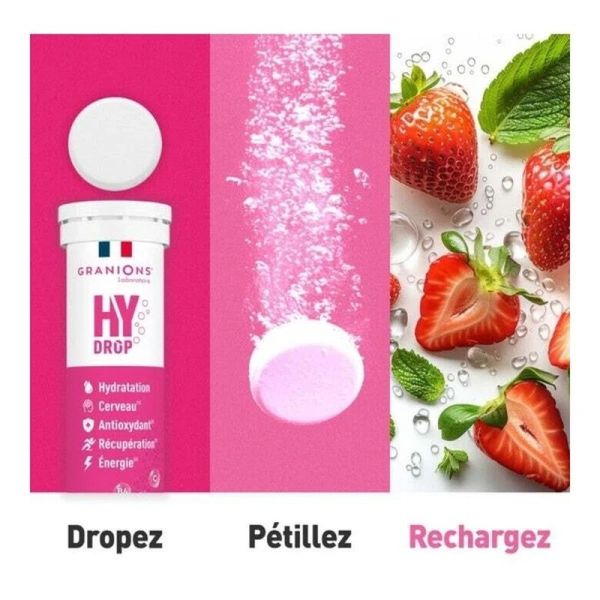 HYDROP Hydratation Électrolytes - 20 comprimés effervescents