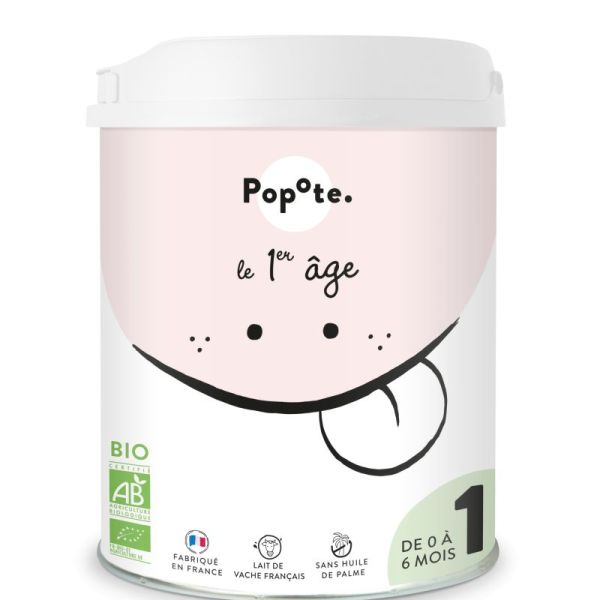 Lait infantile 1er âge BIO - POPOTE - 800g*