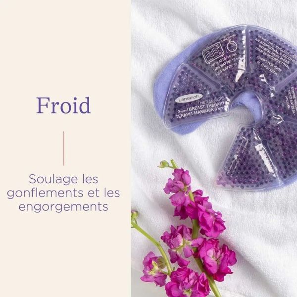 Compresses apaisantes chaudes/froides - 2 coussinets avec etui douceur