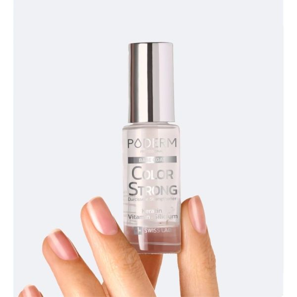Poderm Color Strong Vernis Durcisseur n°001 Base Coat - 8 ml