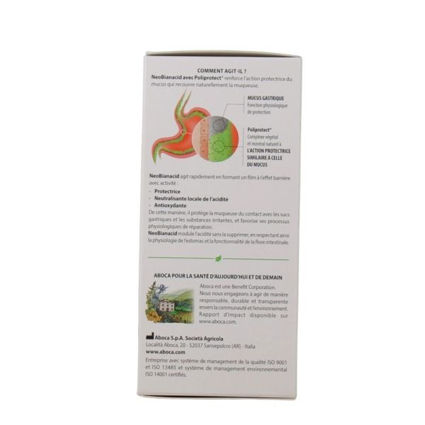 NeoBianacid acidité et reflux goût citron - 70 comprimés à sucer