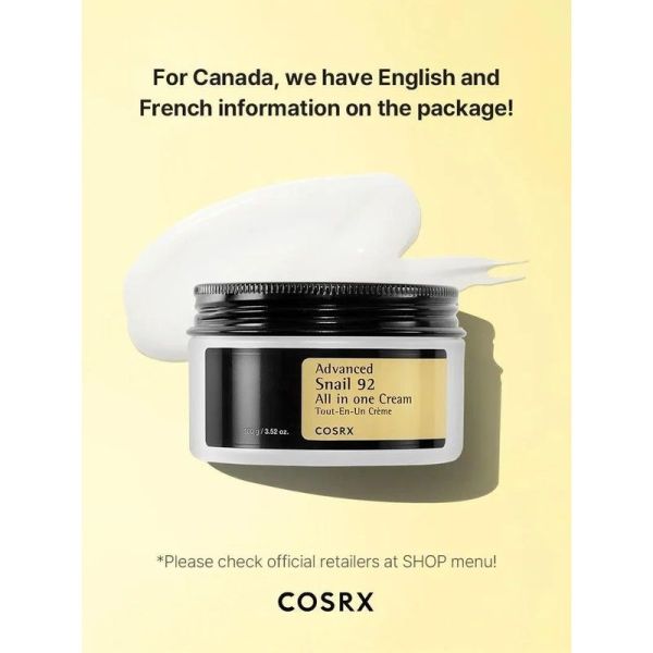 Advanced Snail 92 All in One Cream - 100 g