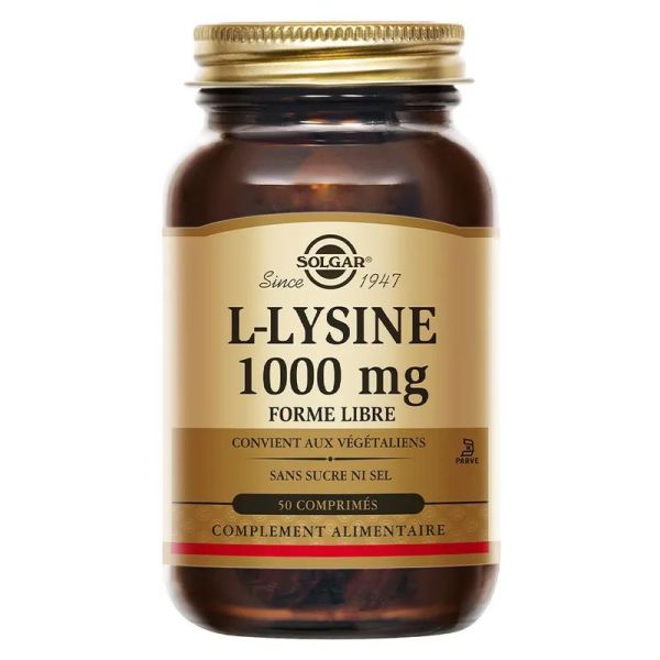 Solgar L-Lysine 1000Mg Bte 50
