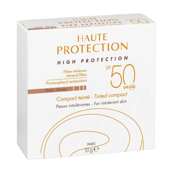 Haute protection Compact teinté Doré SPF 50 - 10 g