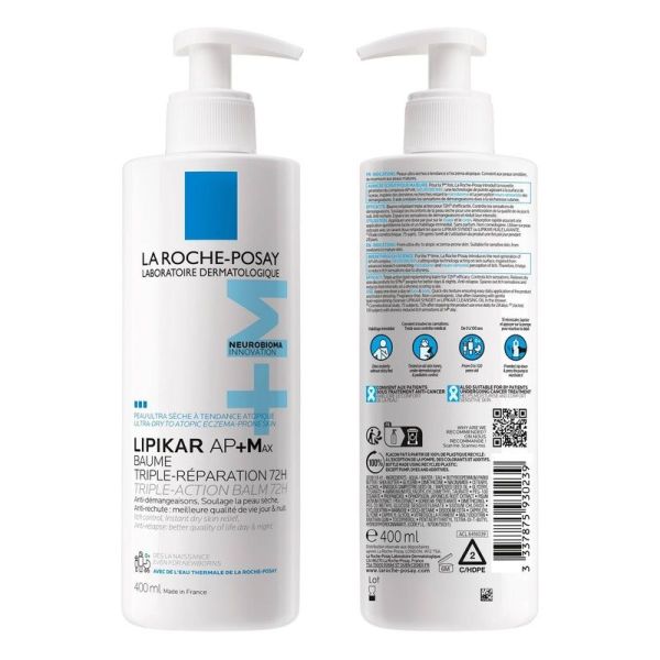 Lipikar Baume AP+MAX - 400 ml