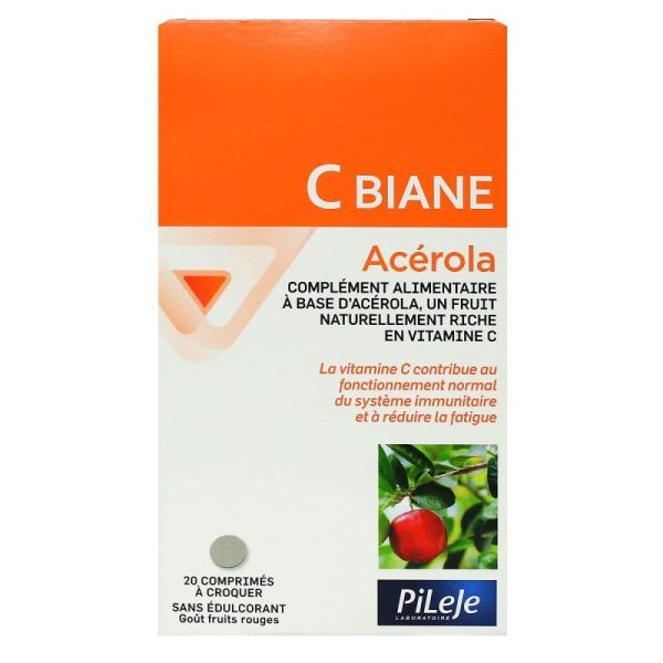 Pileje C-Biane Acerola Bte 20