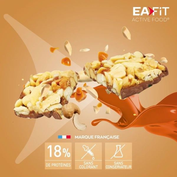 LA BARRE PROTEINEE - Barre caramel noix - 40 g