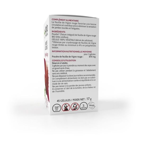 Arkogelule Bio Vigne Rouge Bte 45