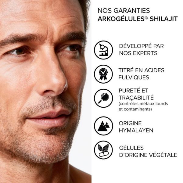 Arkogélules Shilajit - 60 gélules