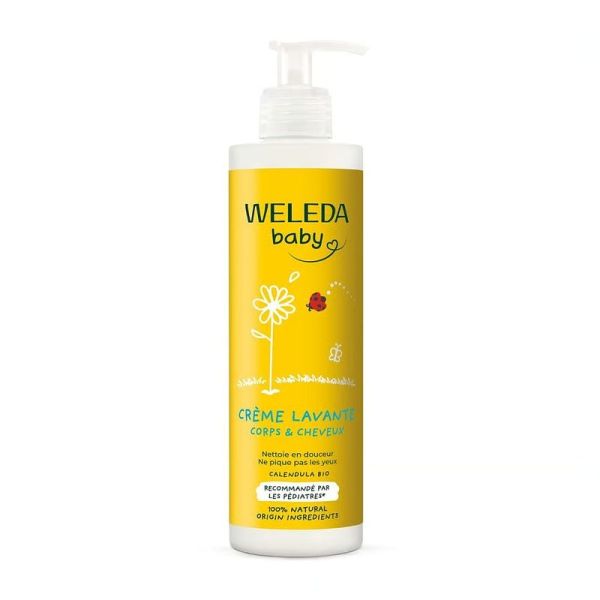 Creme lavante Corps et Cheveux au Calendula - 400 ml