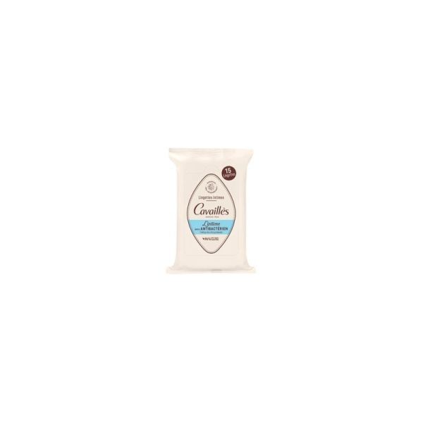 Lingettes Intimes Anti-Bacterien - 15 lingettes