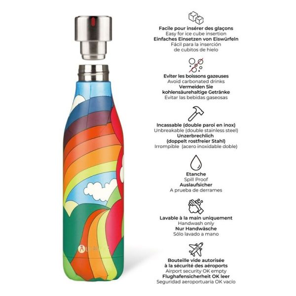 Bouteille isotherme Rainbow - 500 ml