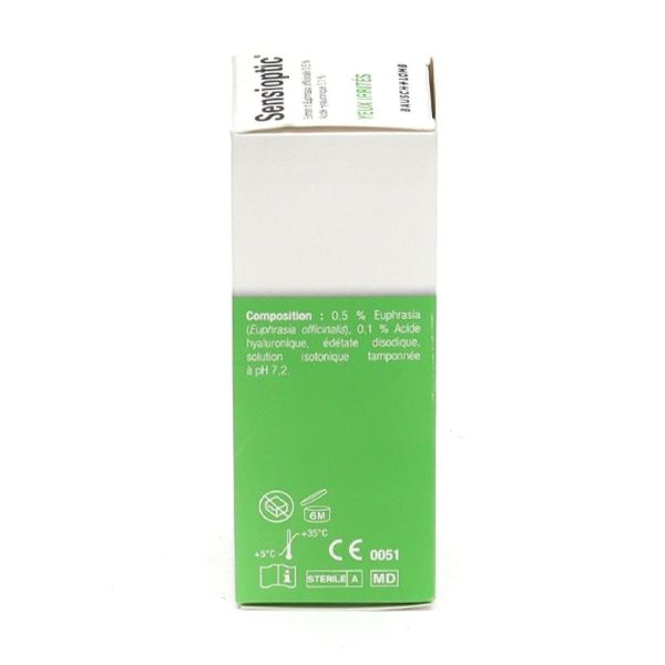Sensioptic Solution ophtalmique yeux irrités - 10 ml
