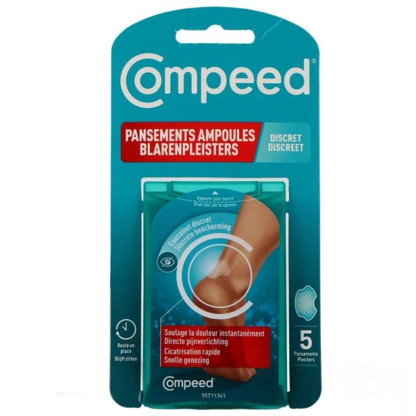 Pansements Ampoules - Discret - 5 pansements
