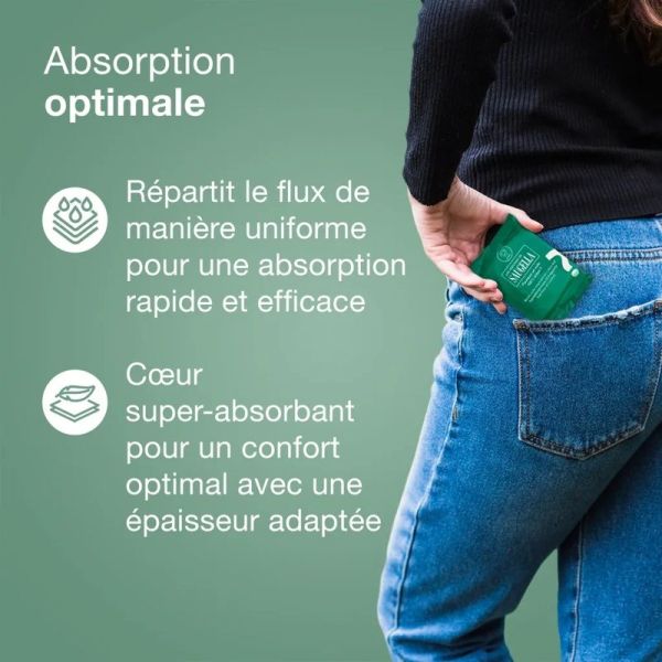 Cotton Touch Serviettes hygiéniques de Jour extra-fines avec ailettes - 14 serviettes