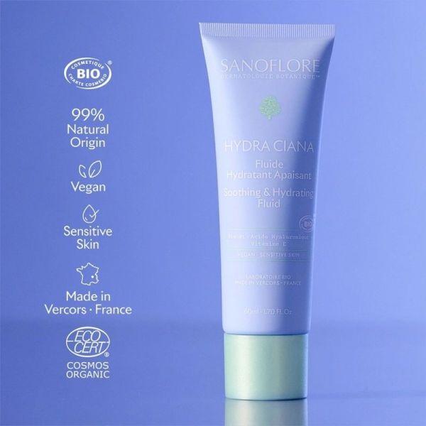 Fluide Hydratant Apaisant HYDRA CIANA - 50 ml