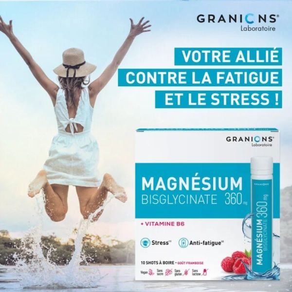 Magnésium Shot Bisglycinate 360 mg