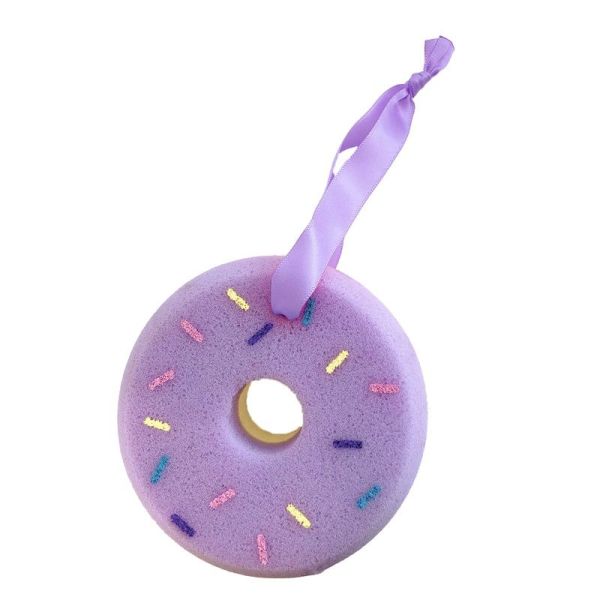 Coffret mousse de douche et accessoires fun bath box - Donuts