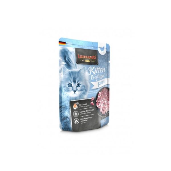 Leonardo Sachet Fraicheur Kitten Volaille - Chaton 85 g