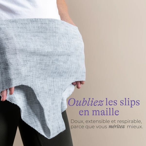 Slips Filets Maternité Réutilisables Post Accouchement - Taille unique, 4 unités