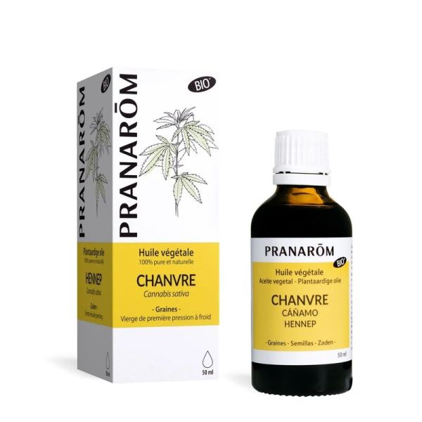Huile Végétale de Chanvre - Bio - 50 ml