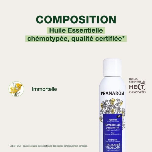 Hydrolat d'Immortelle (Helichryse) - Bio - 150 ml