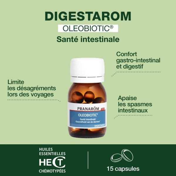 Oleobiotic Santé intestinale - 15 capsules