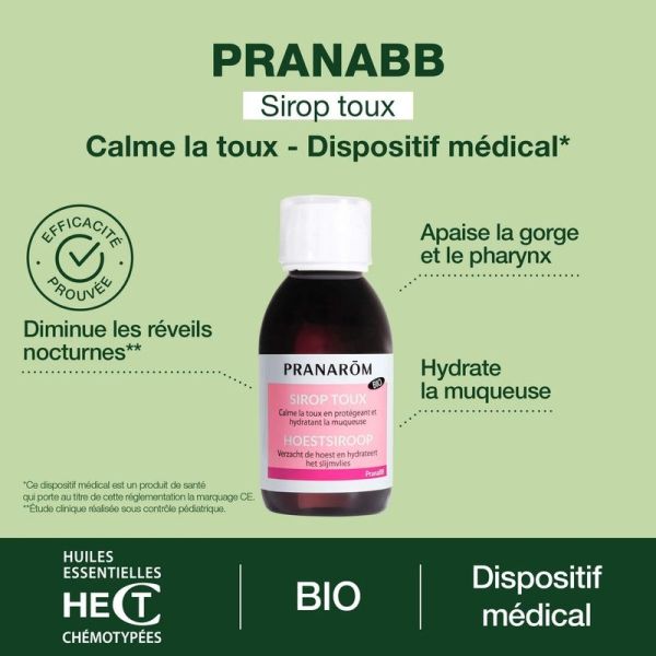 Sirop toux bébé - Bio - 120 ml