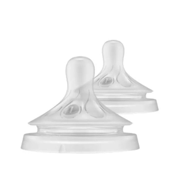 Natural Response - Tétines en Silicone - Débit 1 - 2 unités