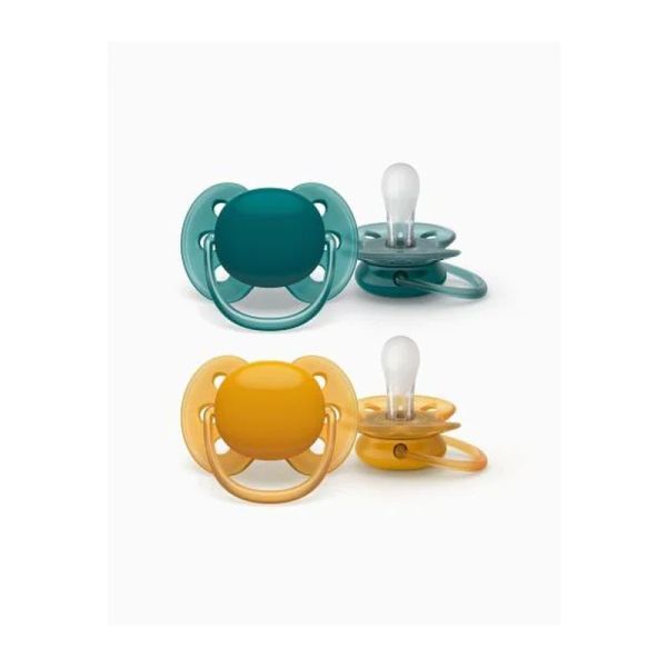 Ultra Soft Sucette 6-18 mois - Lot de 2
